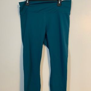 pair of teal leggings from Ross